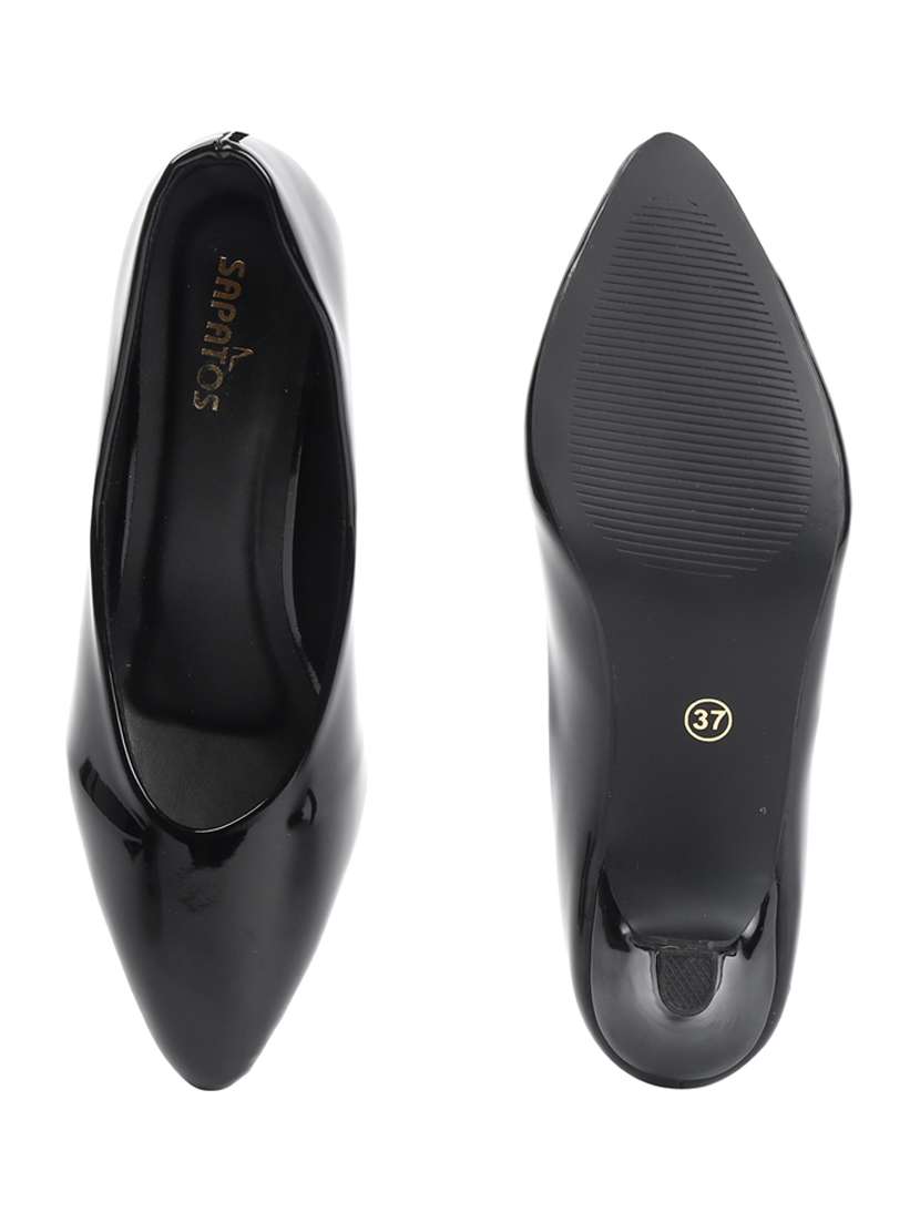 black pump sandal - 19129758 -  Standard Image - 5