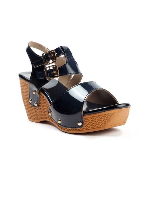 black ankle strap sandal - 19129783 - Standard Image - 0