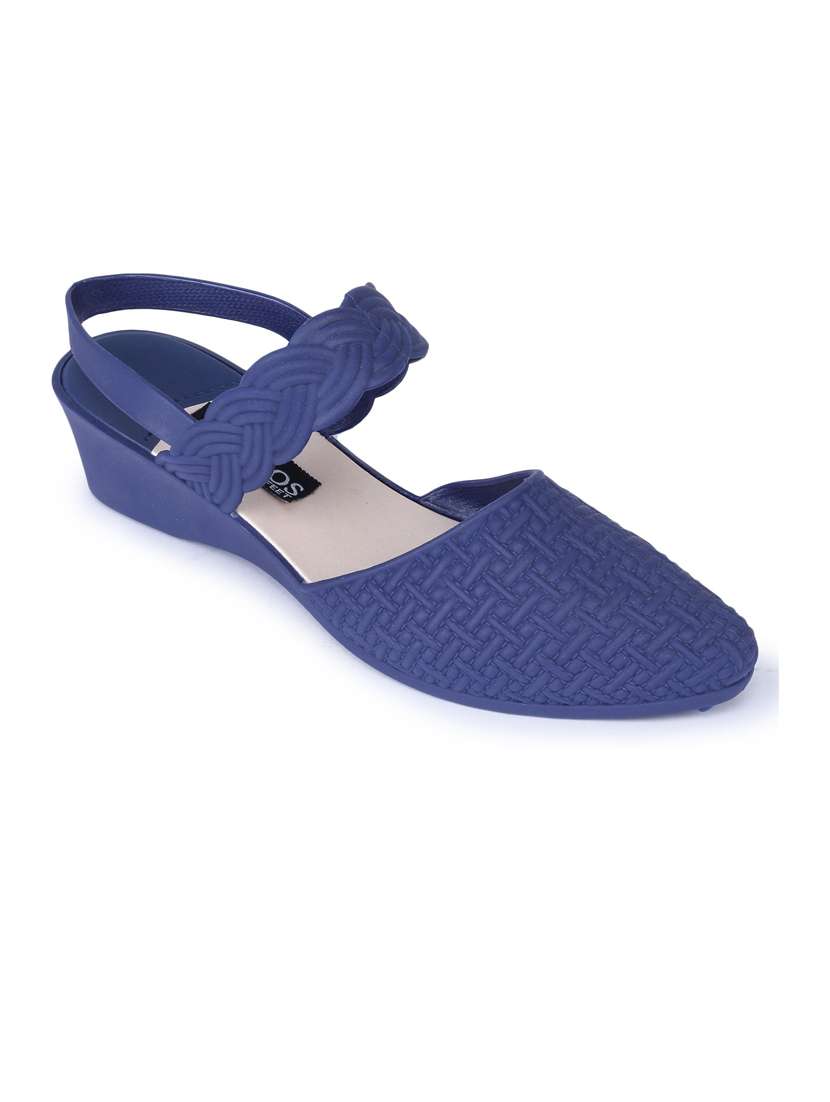 navy back strap sandal - 19129794 -  Zoom Image - 0