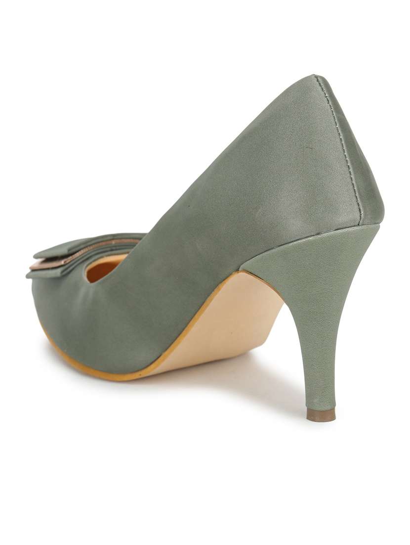 women solid slip on pump - 19129826 -  Standard Image - 3