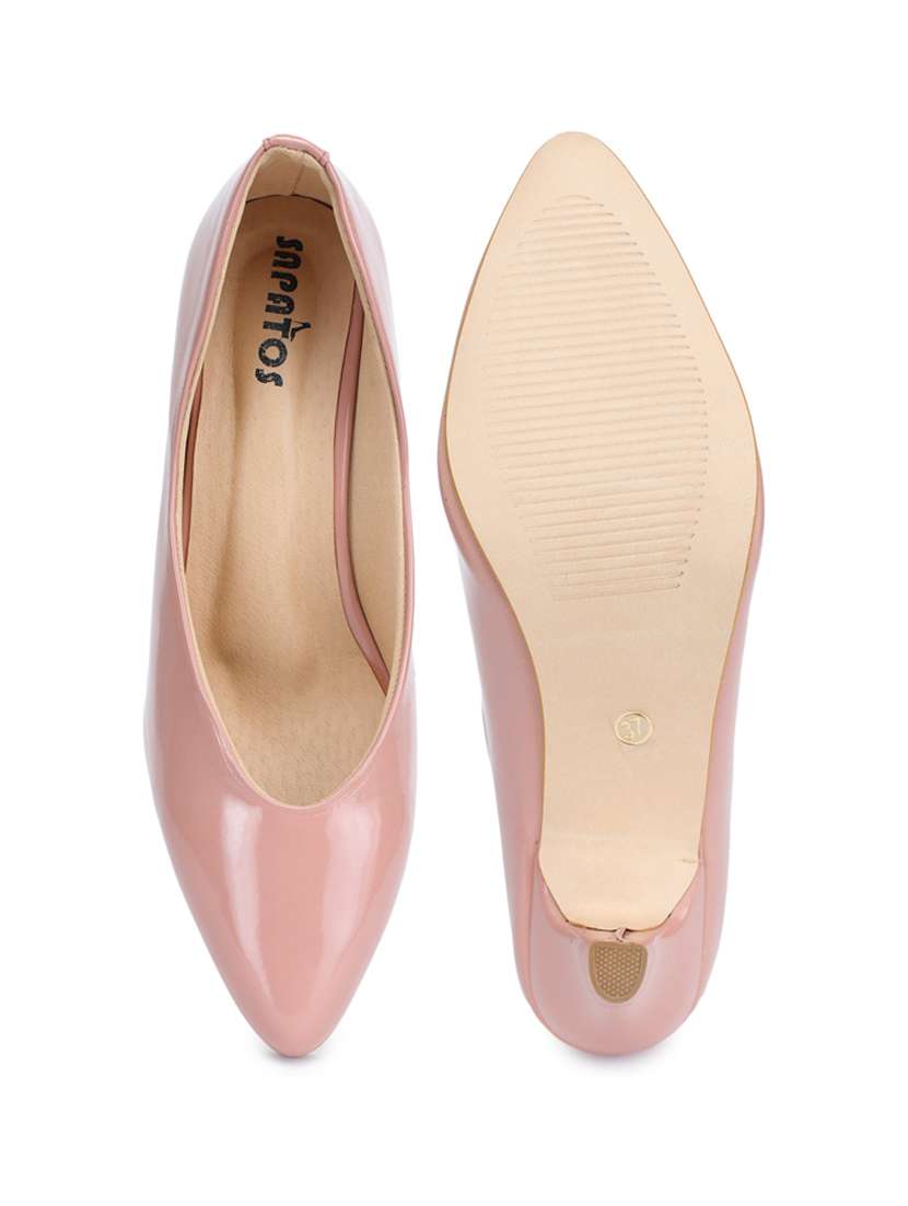 women solid slip on pump - 19129842 -  Standard Image - 3