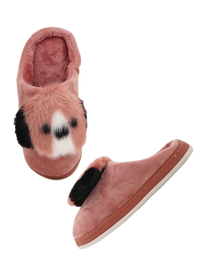 pink fabric slippers flip flops - 19129878 - Standard Image - 3