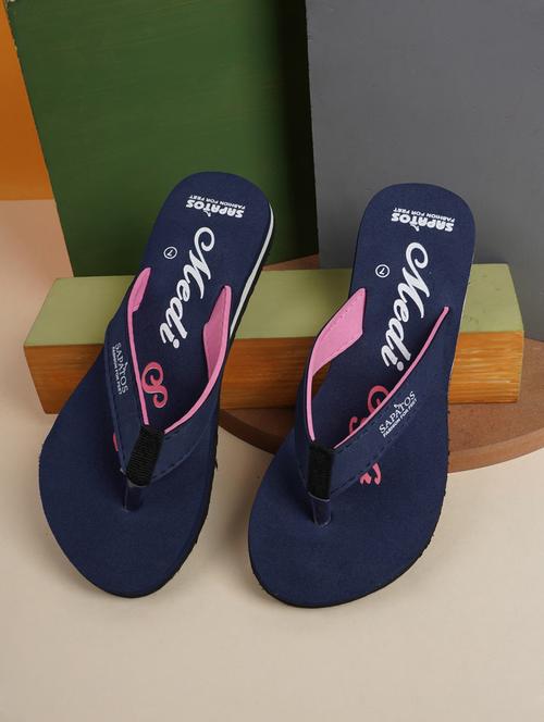 blue slippers flip flop - 19129885 - Standard Image - 0