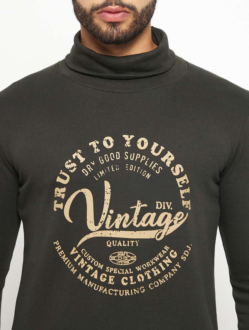 high neck chest printed t-shirt  - 19131453 -  Standard Image - 3