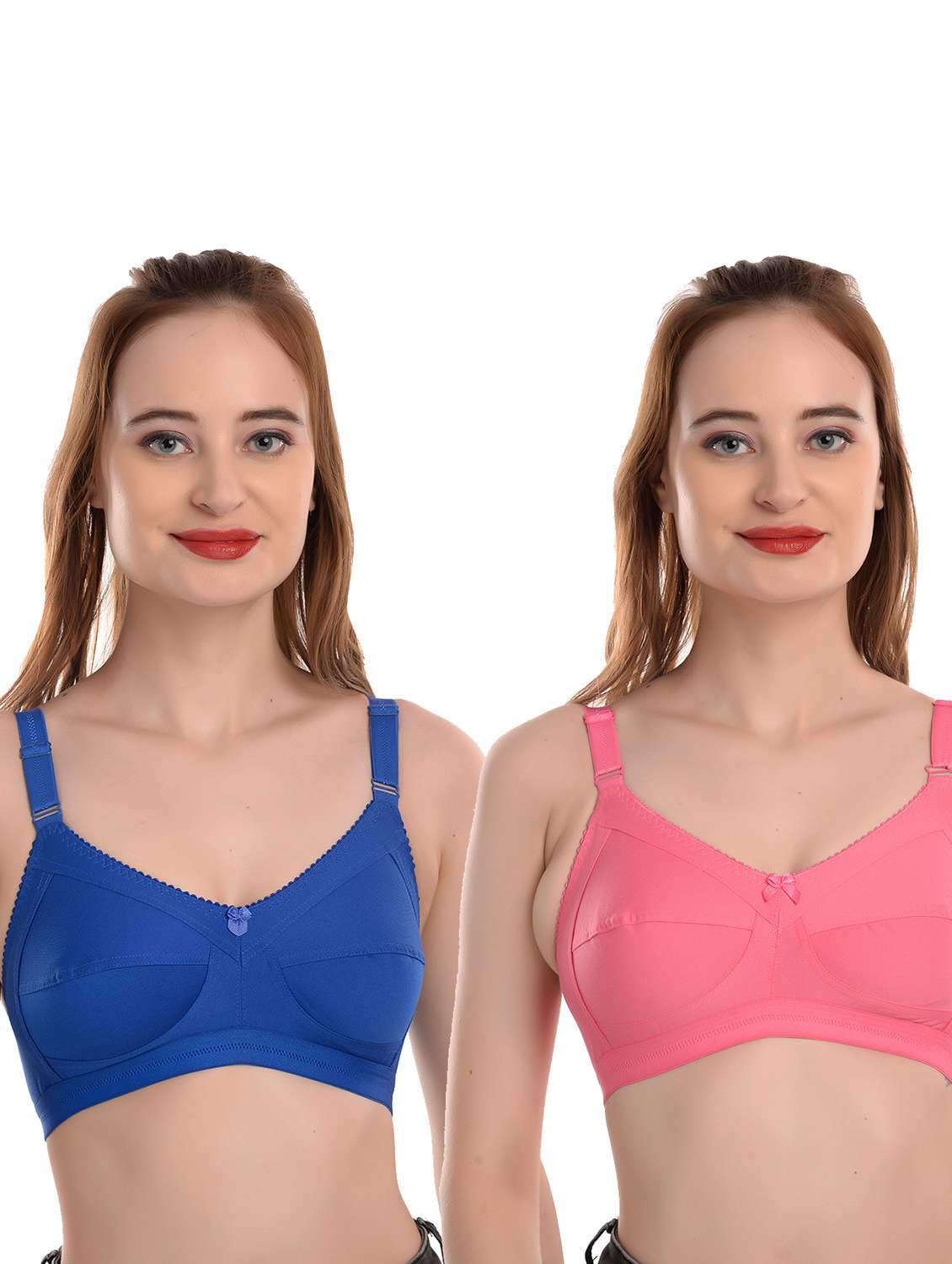 pack of 2 solid t-shirt bra 