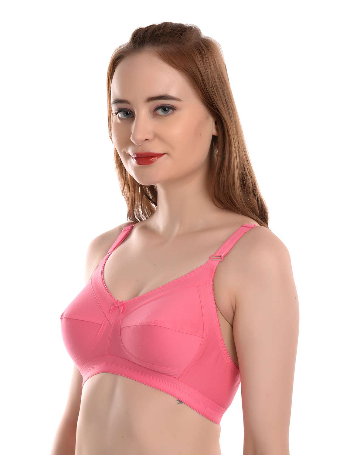 pack of  2 solid t-shirt bra  - 19131569 -  Standard Image - 5