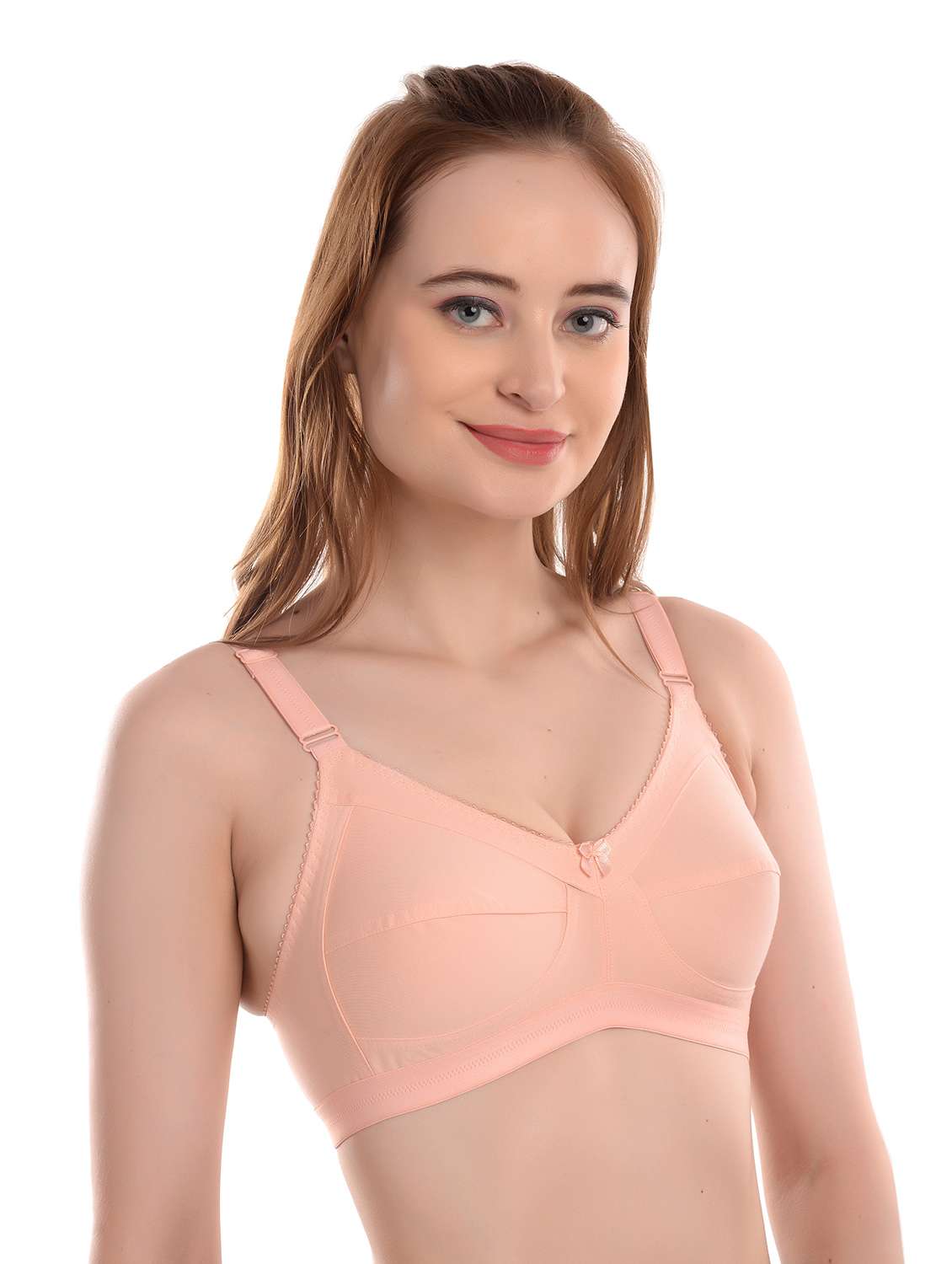 pack of  2 solid t-shirt bra  - 19131576 -  Standard Image - 5