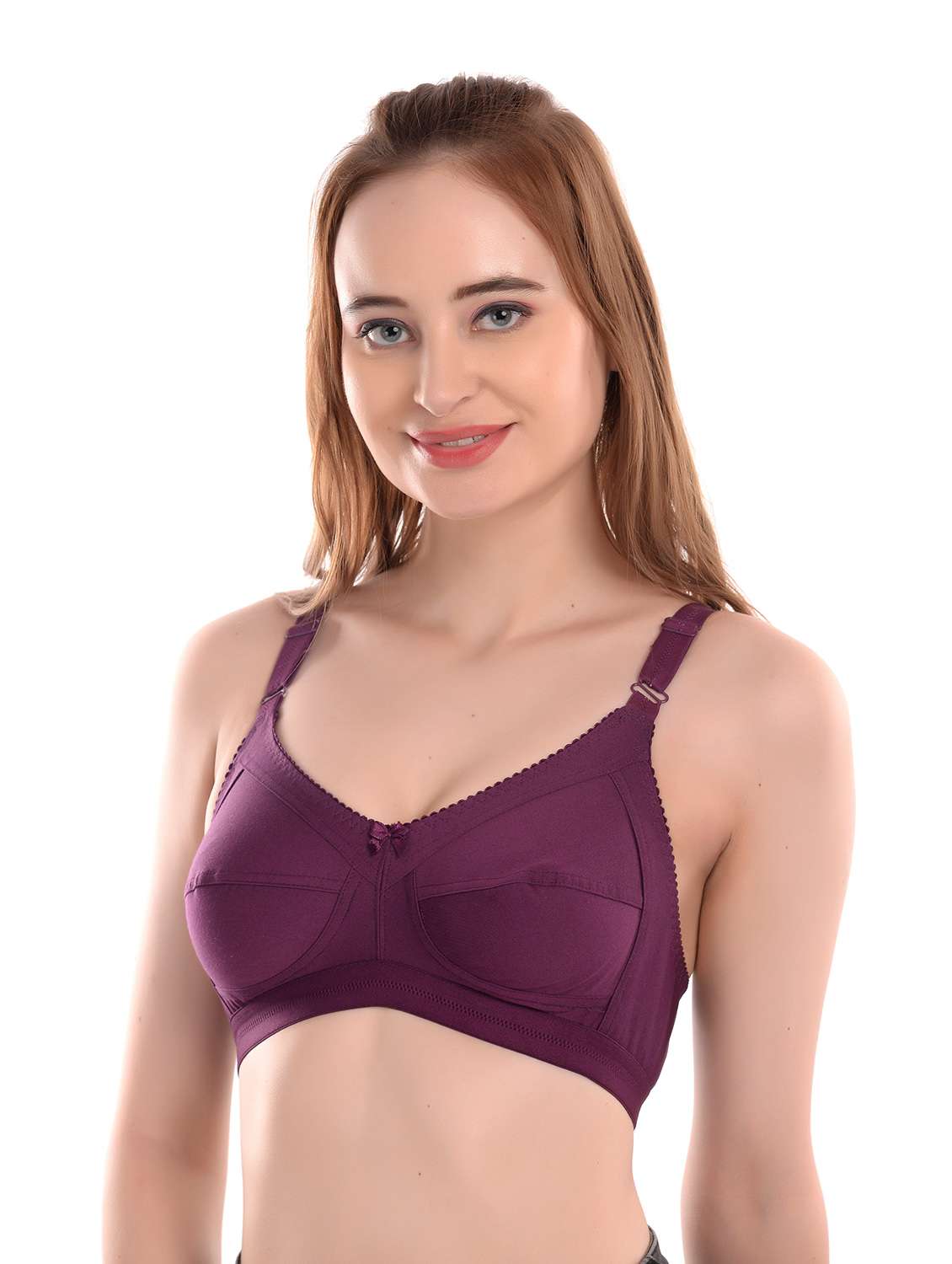 pack of  2 solid t-shirt bra  - 19131581 -  Standard Image - 5