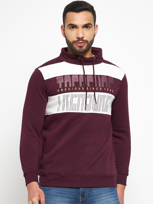 cotton blend chest print sweatshirt - 19131658 -  Standard Image - 0