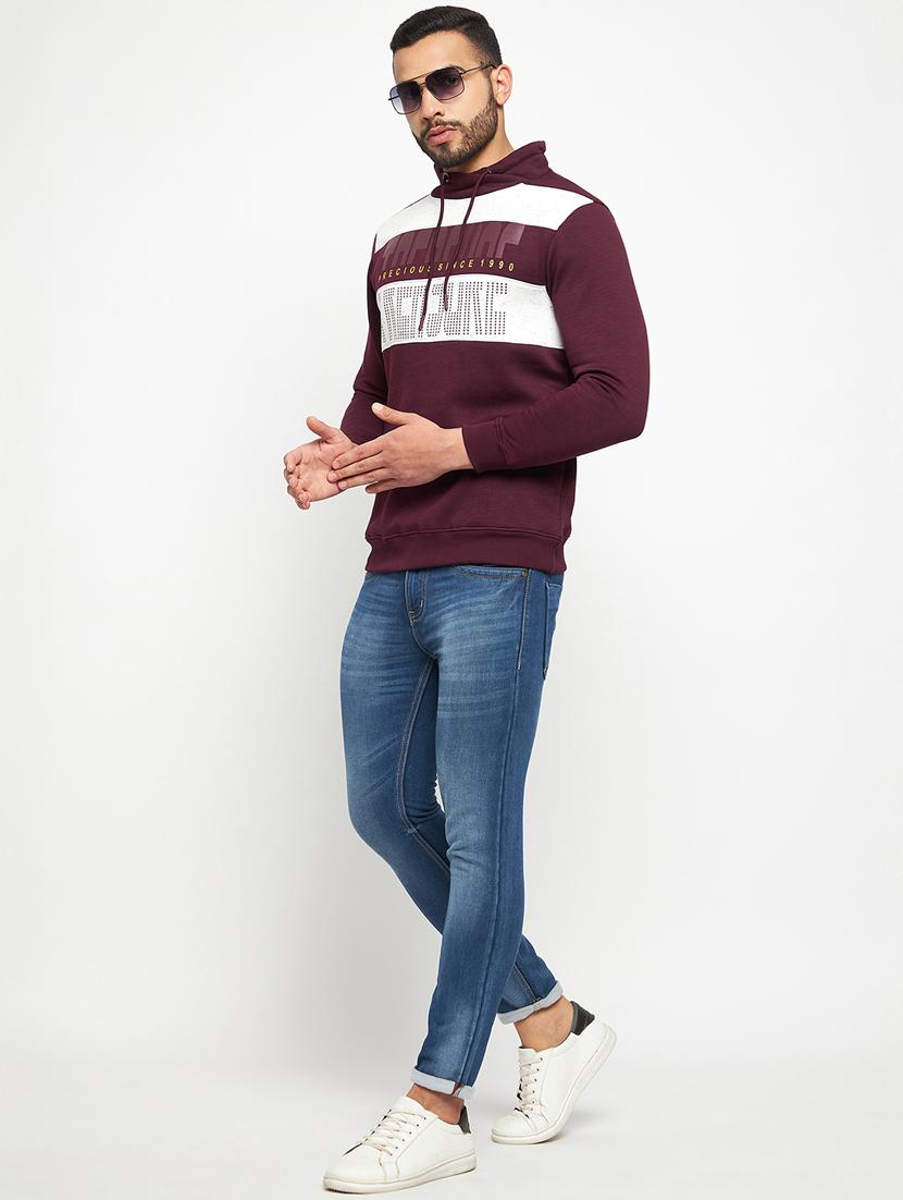 cotton blend chest print sweatshirt - 19131658 - Standard Image - 3