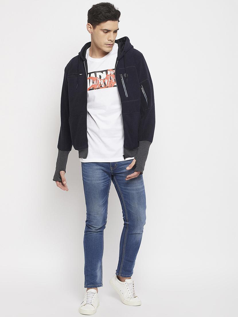 blue cotton blend sweatshirt - 19131667 - Standard Image - 3