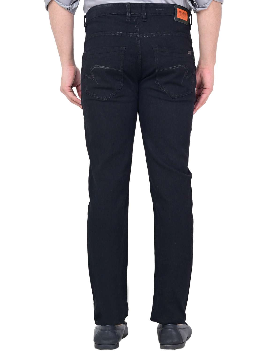 men solid mid rise jeans - 19131773 -  Standard Image - 3