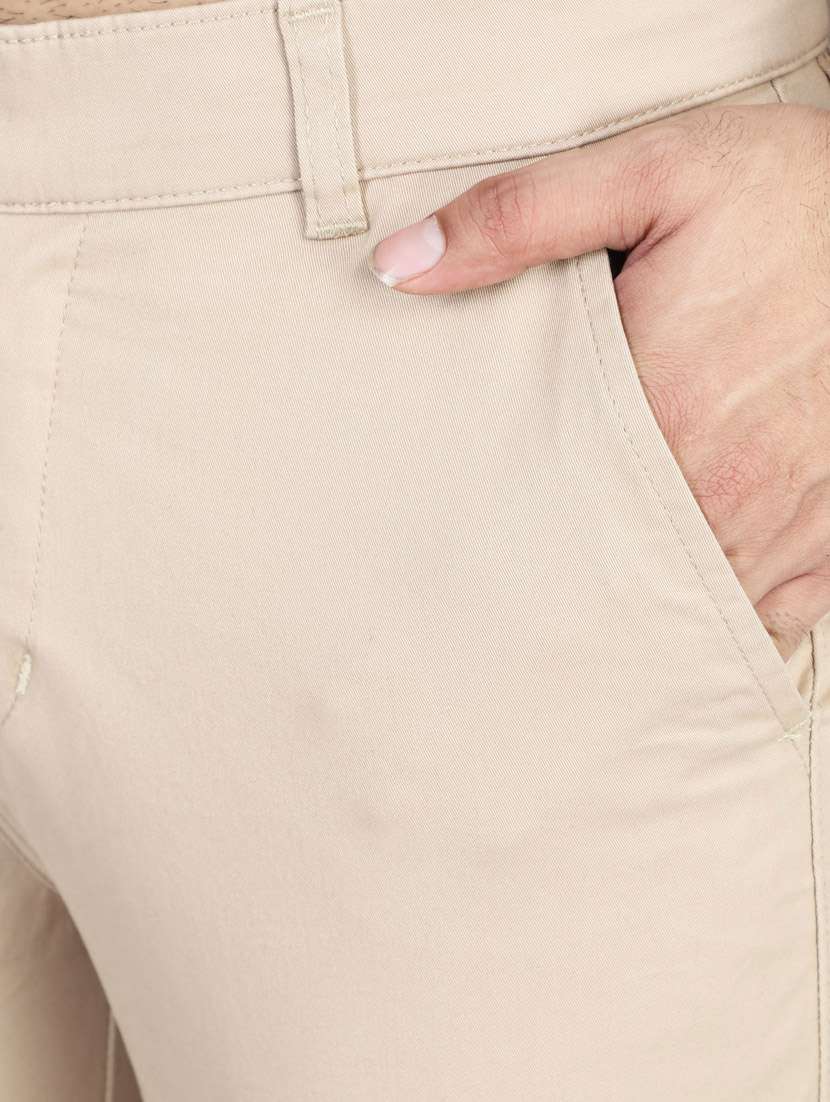 mid rise flat front casual trouser - 19131880 -  Standard Image - 5