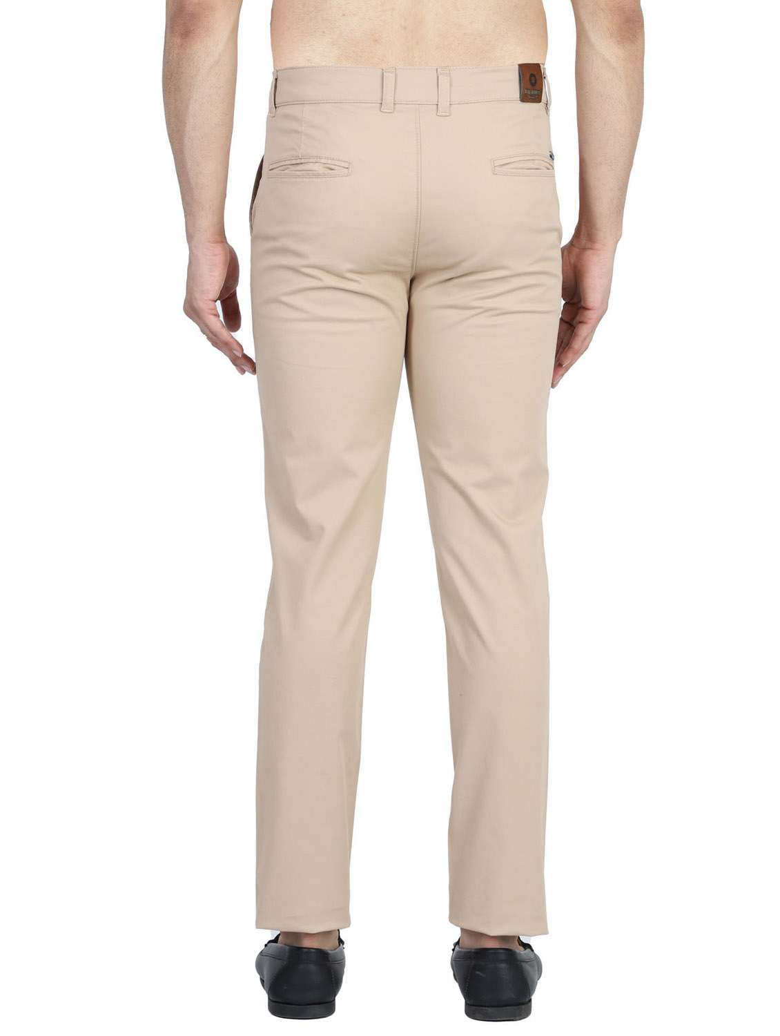 mid rise flat front casual trouser - 19131881 -  Standard Image - 3