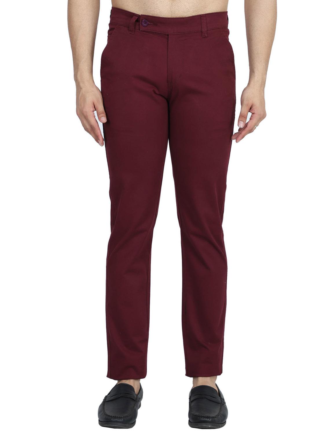 mid rise flat front casual trouser - 19131887 - Zoom Image - 0