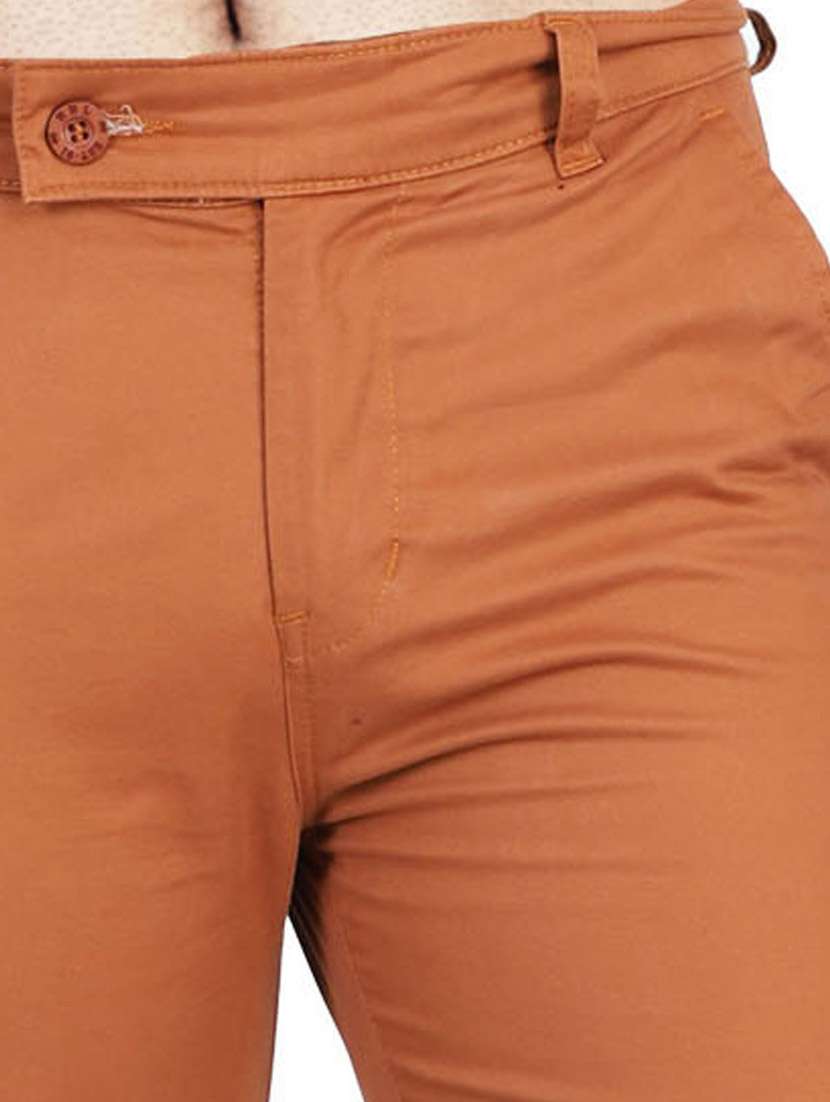 mid rise flat front casual trouser - 19131888 -  Standard Image - 5