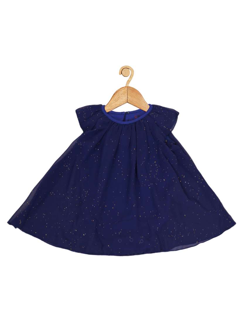 kids girls navy blue solid romper - 19132098 -  Zoom Image - 0