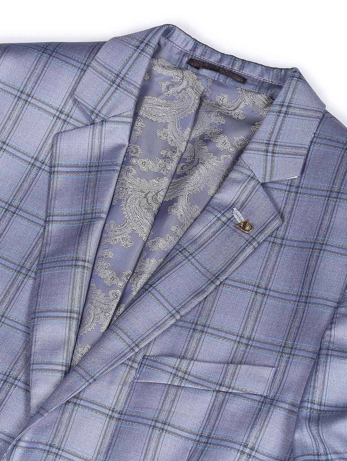 notched lapel single breasted formal blazer - 19132102 - Standard Image - 5