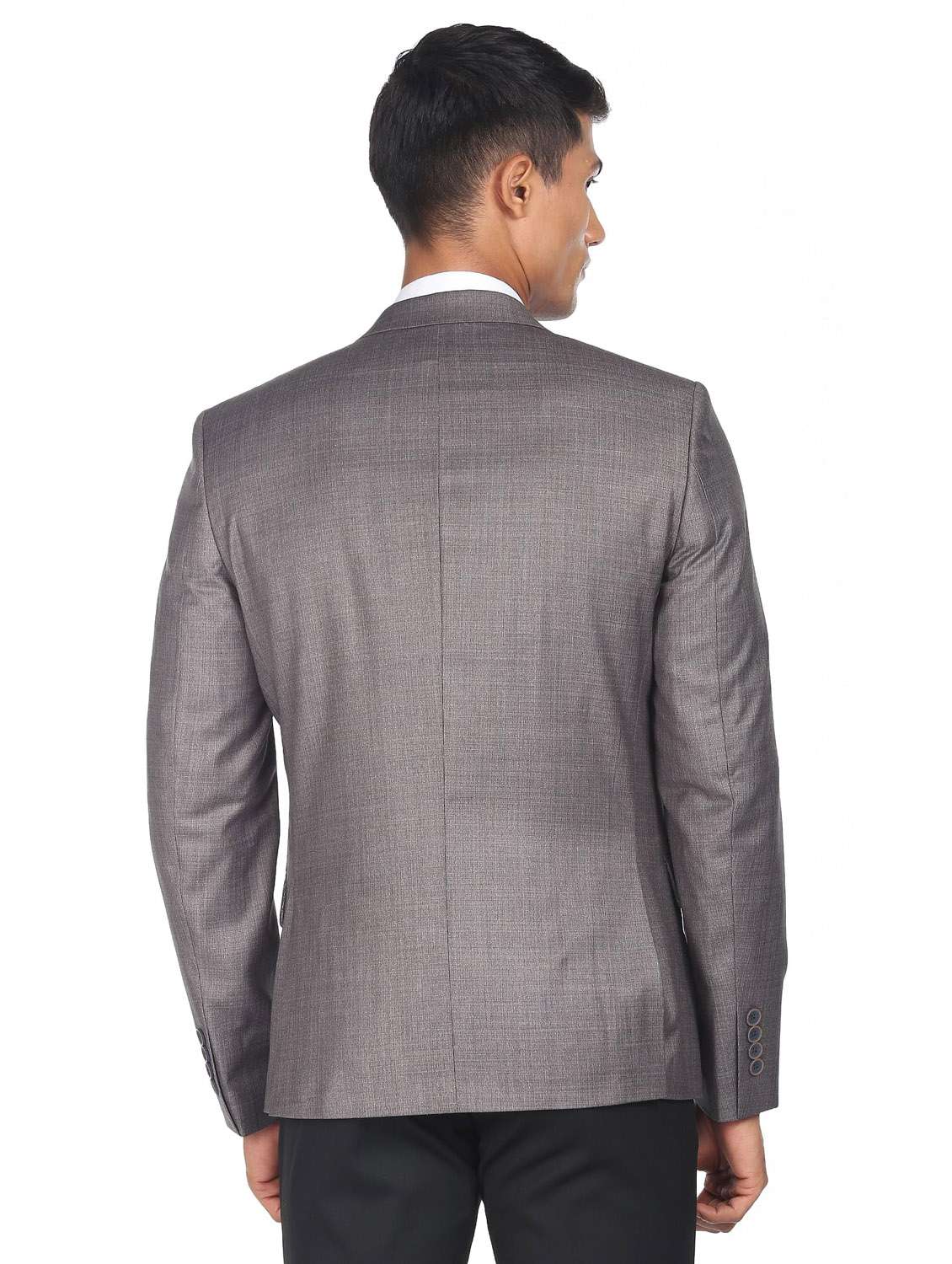 notched lapel single breasted formal blazer - 19132112 -  Standard Image - 3