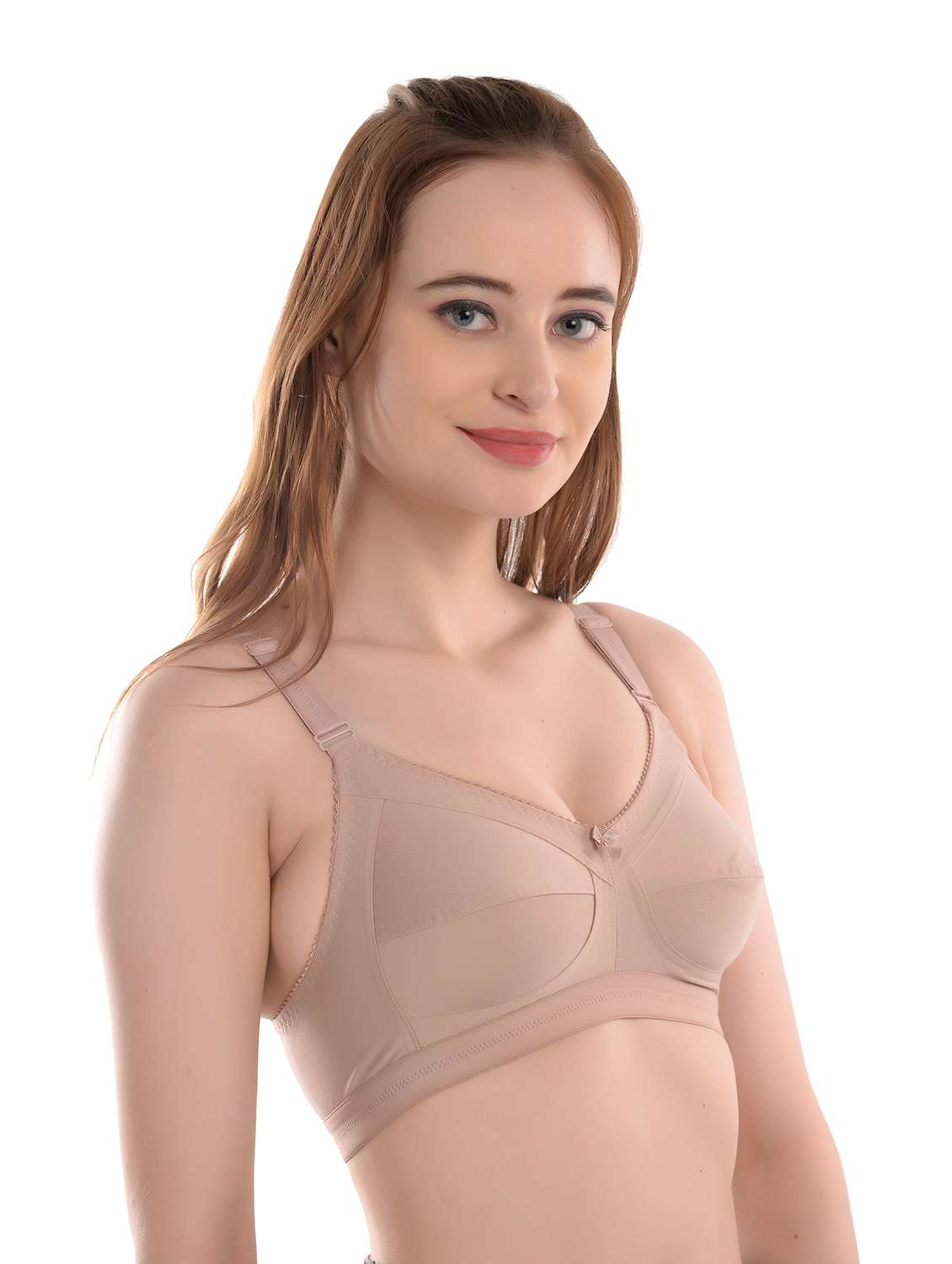 pack of  2 solid t-shirt bra  - 19132907 -  Standard Image - 3