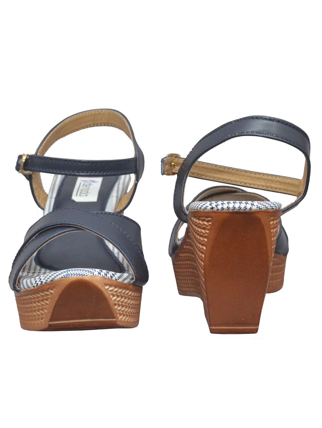 navy wedge sandal - 19133773 -  Standard Image - 3