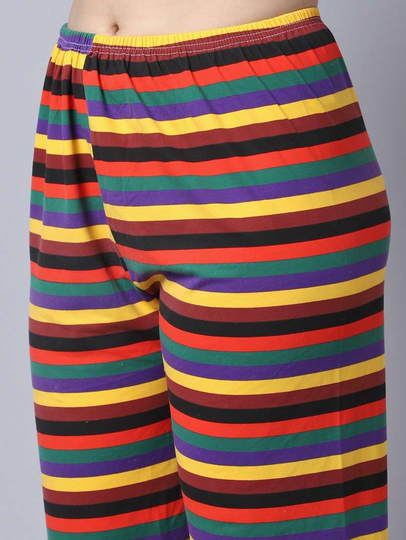 women printed night suit set  - 19136444 -  Standard Image - 5