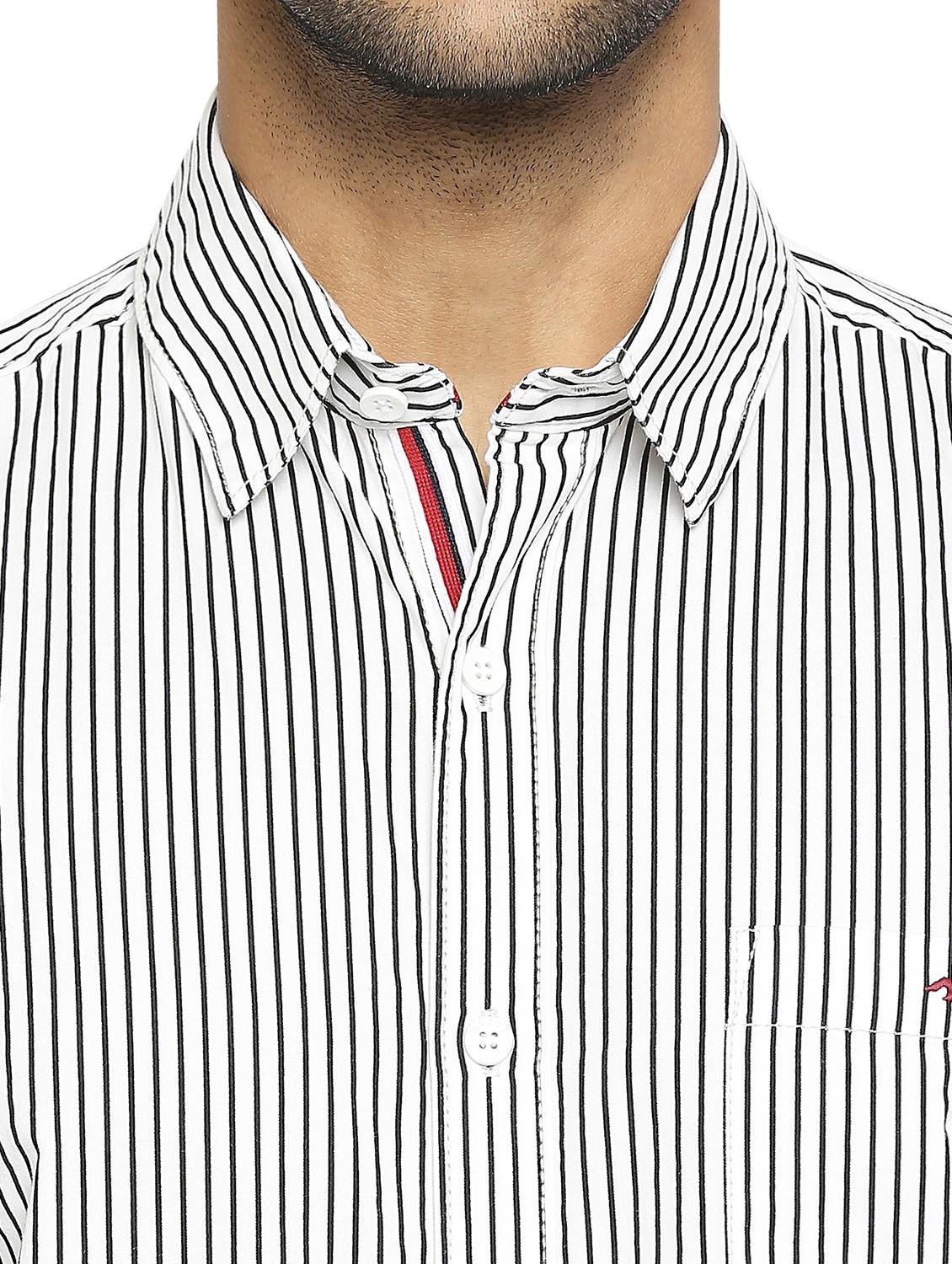 white striped casual shirt - 19137562 - Standard Image - 5