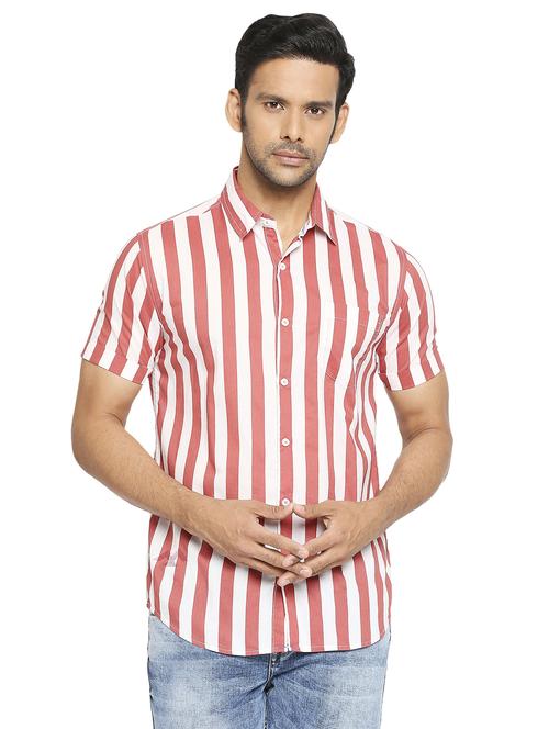 red striped casual shirt - 19137566 -  Standard Image - 0