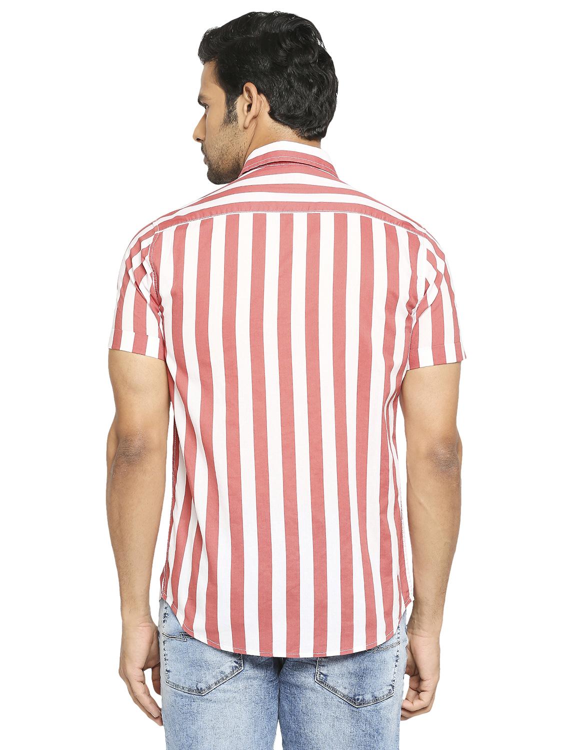 red striped casual shirt - 19137566 - Standard Image - 3