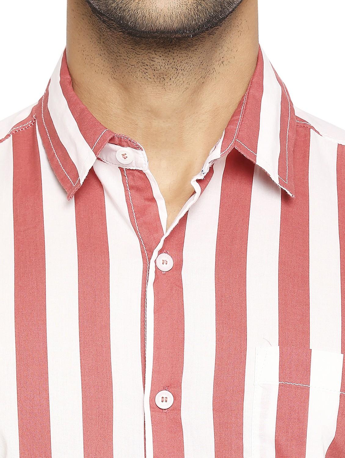 red striped casual shirt - 19137566 - Standard Image - 5