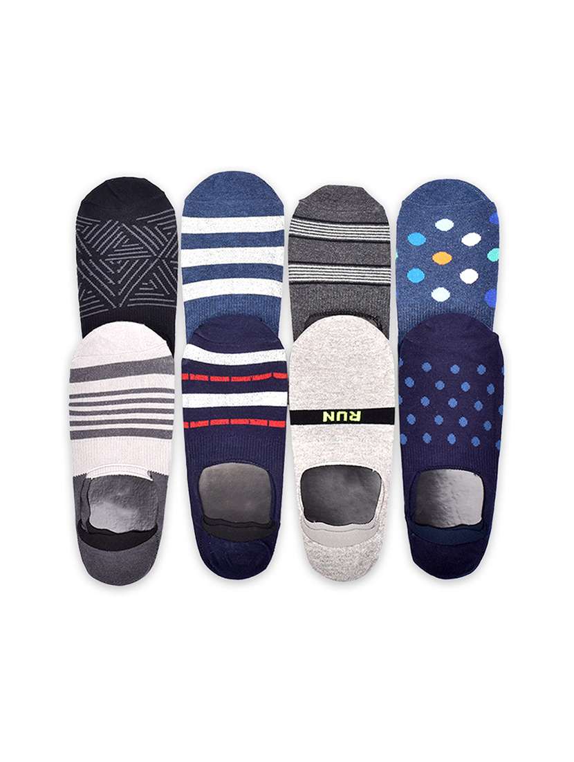 pack of 8 no show sock