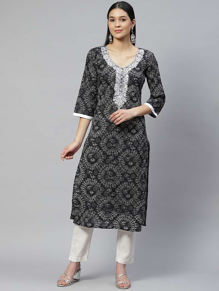 women's straight kurta