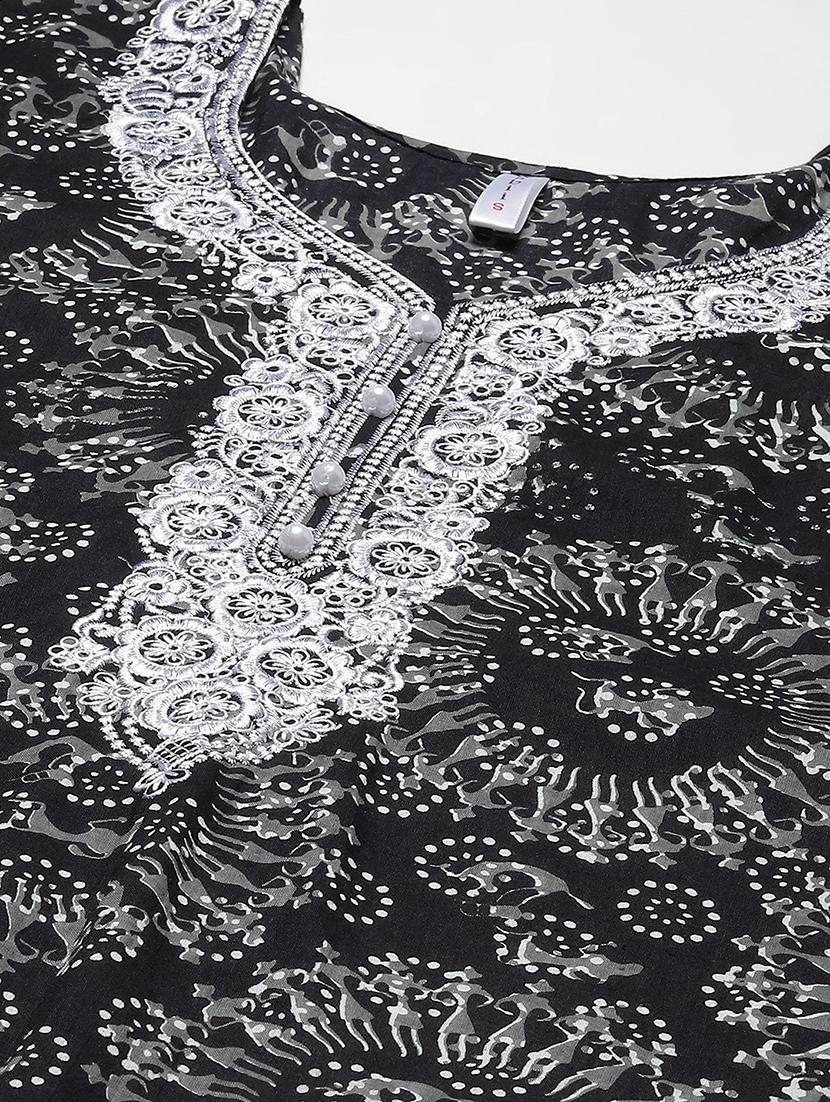 women's straight kurta - 19138459 - Standard Image - 3