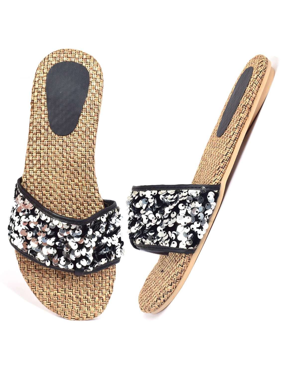 black flat sandal - 19138576 -  Standard Image - 3