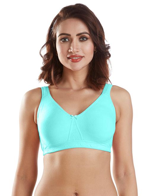 turquoise solid  regular bra - 19139178 -  Standard Image - 0