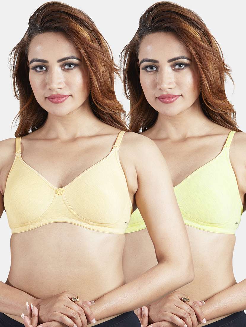 set of 2 solids t-shirt bras