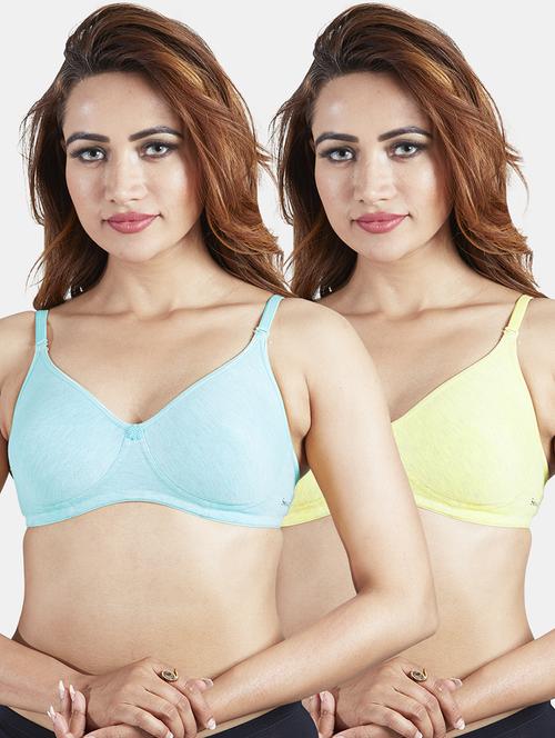 set of 2 solids t-shirt bras - 19139264 - Standard Image - 0