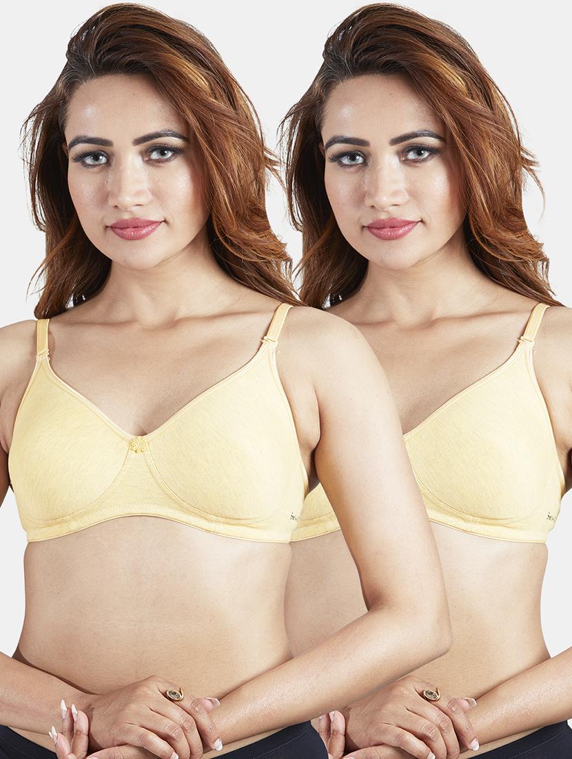set of 2 solids t-shirt bras - 19139272 - Zoom Image - 0