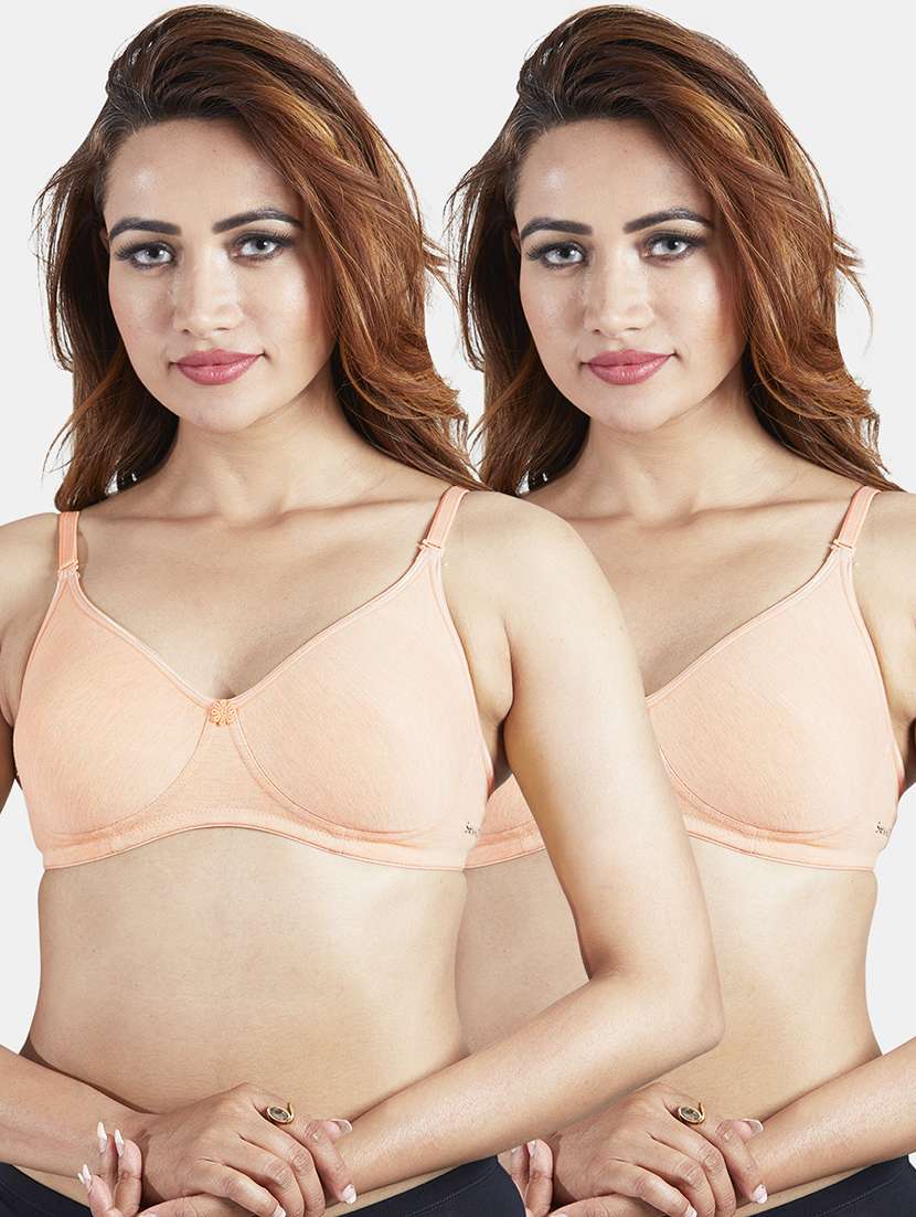 set of 2 solids t-shirt bras