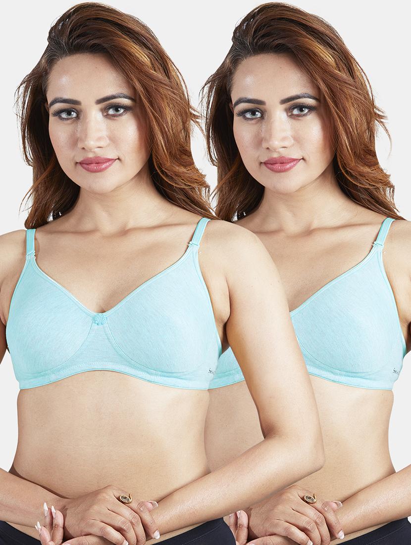 set of 2 solids t-shirt bras - 19139277 - Zoom Image - 0