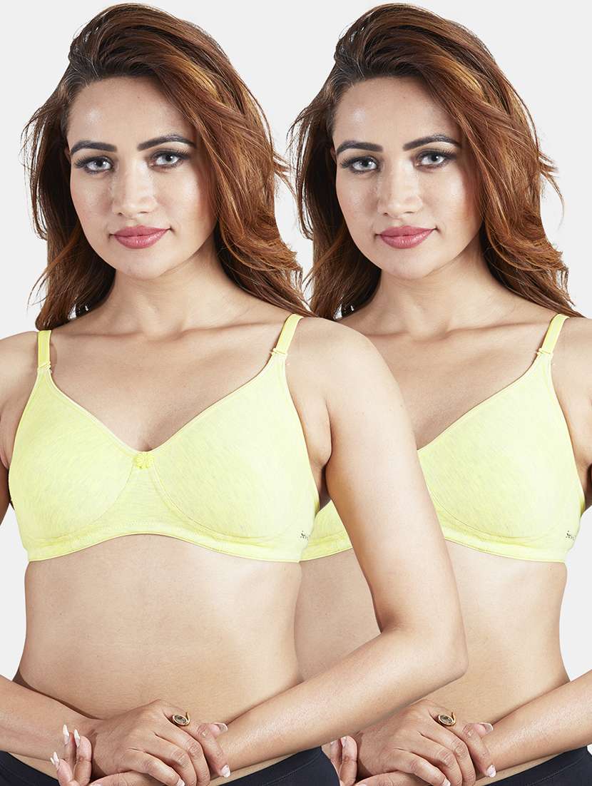 set of 2 solids t-shirt bras