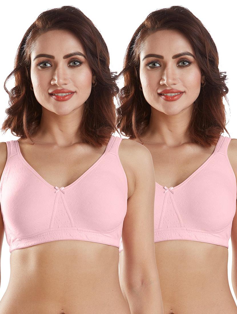 pack of 2 solid regular bra  - 19139311 -  Zoom Image - 0