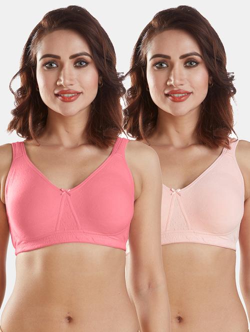 set of 2 solids t-shirt bras - 19139318 - Standard Image - 0