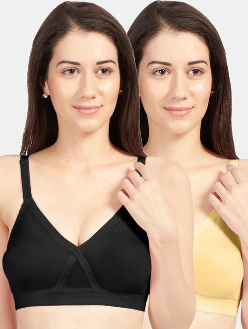set of 2 solids t-shirt bras - 19139368 - Standard Image - 0