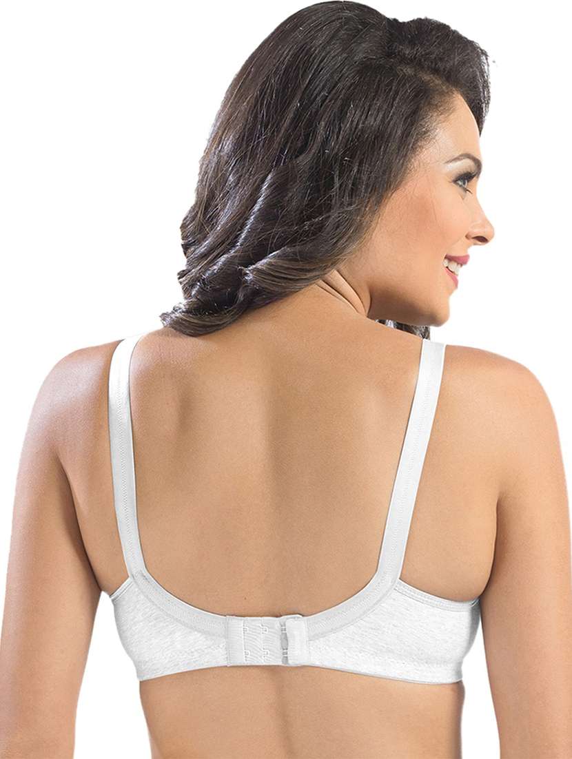 pack of 2 solid regular bra  - 19139400 -  Standard Image - 3