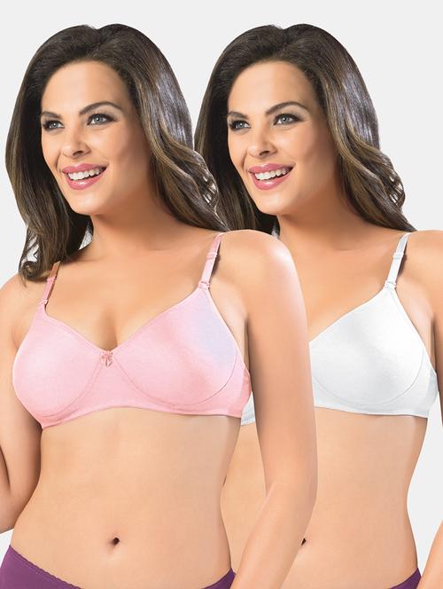 set of 2 solids t-shirt bras - 19139401 - Standard Image - 0