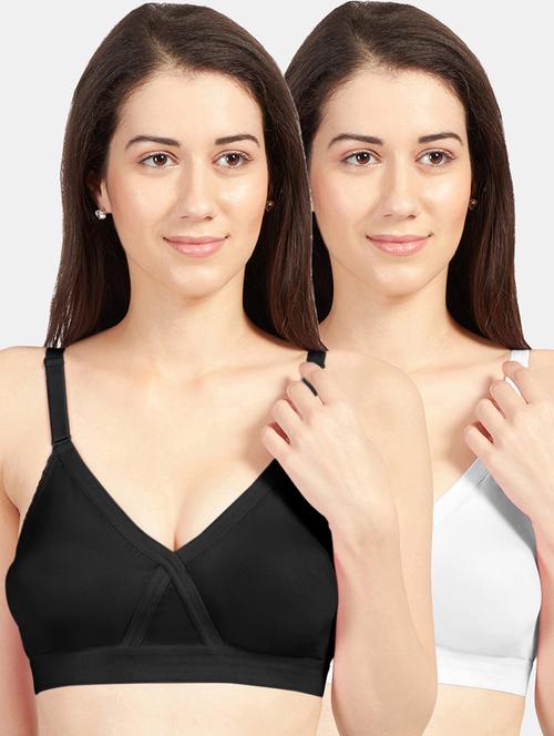 set of 2 solids t-shirt bras - 19139409 - Standard Image - 0