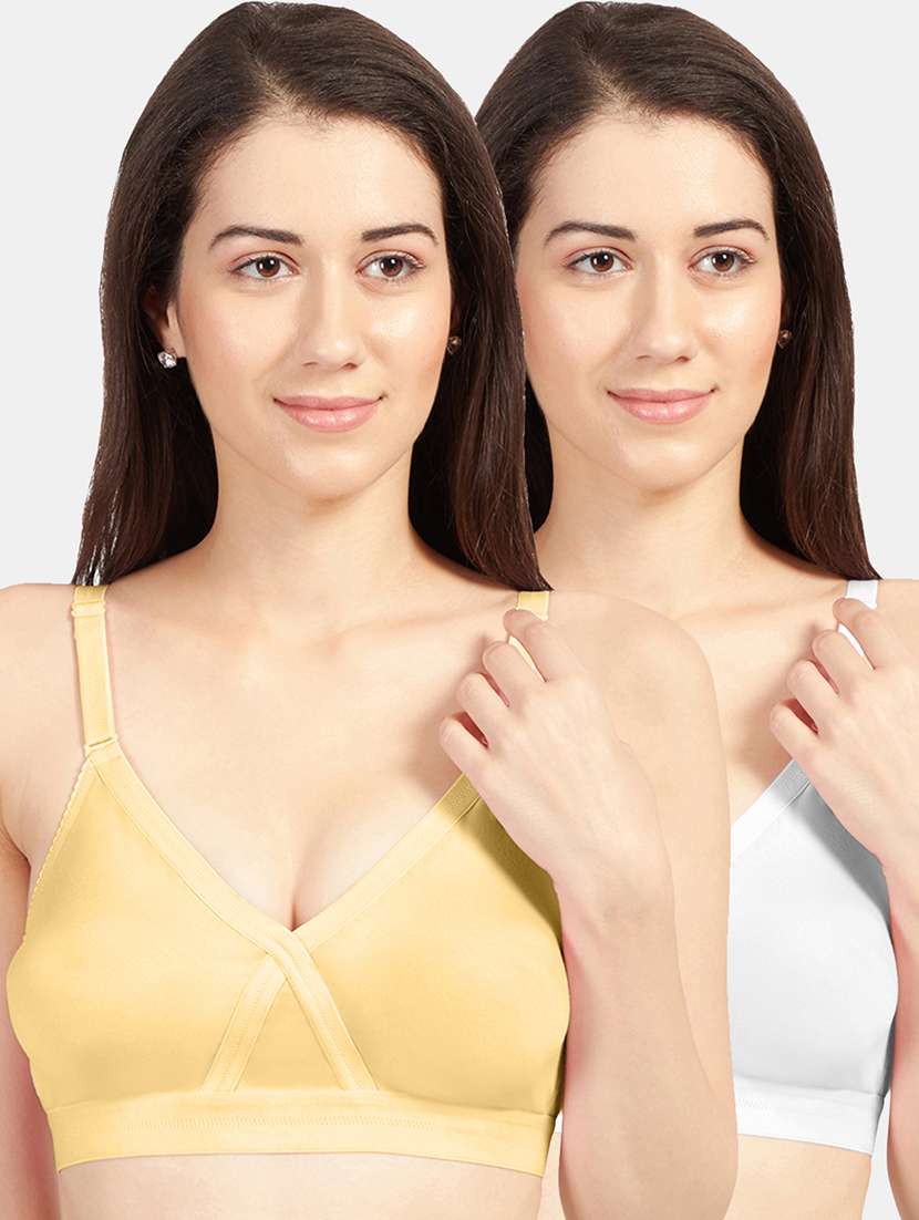 set of 2 solids t-shirt bras