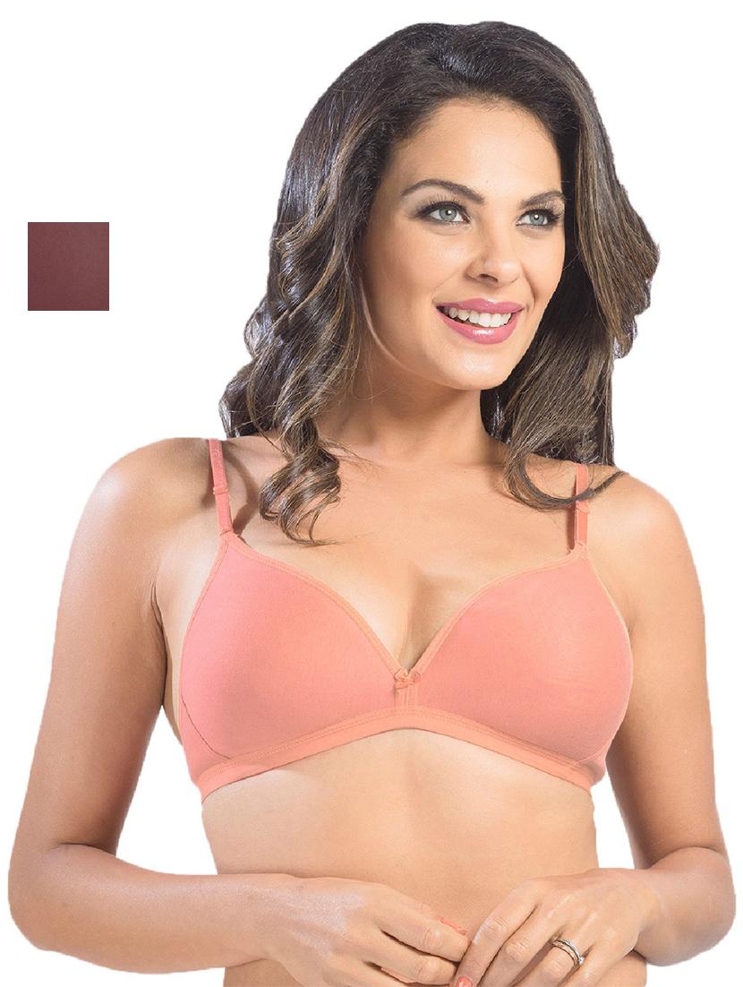 set of 2 solids t-shirt bras - 19139463 - Zoom Image - 0