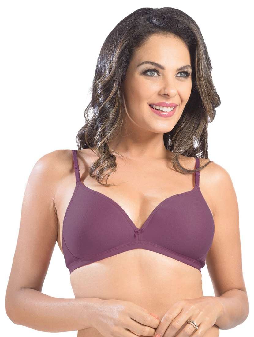 pack of 2 solid regular bra  - 19139468 -  Standard Image - 3